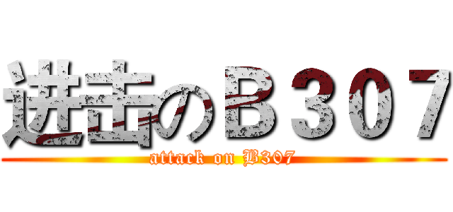 进击のＢ３０７ (attack on B307)