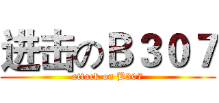 进击のＢ３０７ (attack on B307)