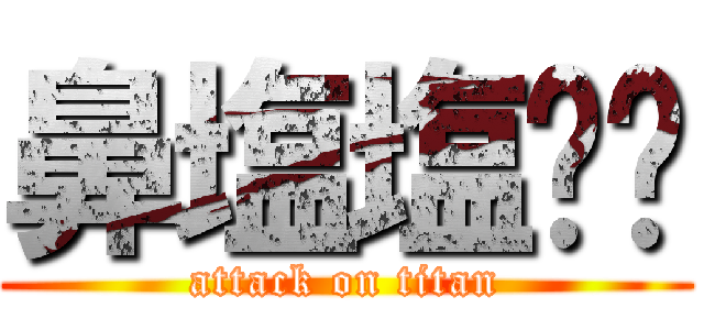 鼻塩塩‼︎ (attack on titan)