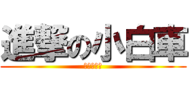進撃の小白車 (衝向南台灣)