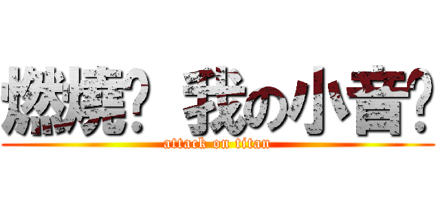 燃燒吧 我の小音醬 (attack on titan)