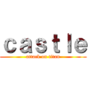 ｃａｓｔｌｅ (attack on titan)