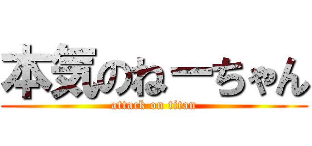 本気のねーちゃん (attack on titan)