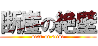 断崖の絶壁 (dead or alive)