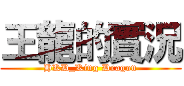 王龍的實況 (HKD_King Dragon)