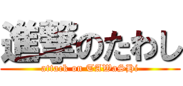 進撃のたわし (attack on TAWaSHi)