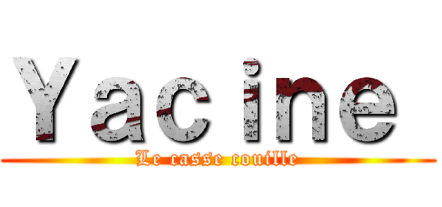 Ｙａｃｉｎｅ  (Le casse couille)