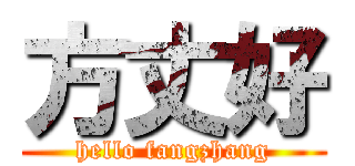 方丈好 (hello fangzhang)