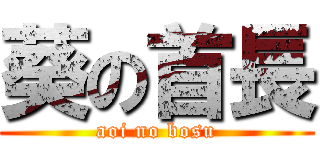 葵の首長 (aoi no bosu)