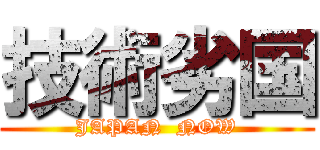 技術劣国 (JAPAN  NOW)