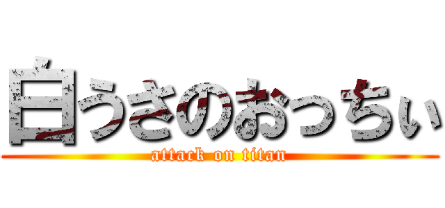 白うさのおっちぃ (attack on titan)