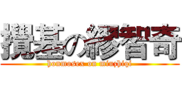 攪基の繆智奇 (honmosex on miuzhiqi)