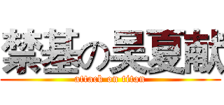 禁基の吴夏献 (attack on titan)