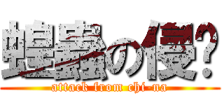 蝗蟲の侵佔 (attack from chi-na)