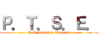 Ｐ．Ｔ．Ｓ．Ｅ． (P.T. Solution Elements)