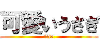 可愛いうさぎ (tete)