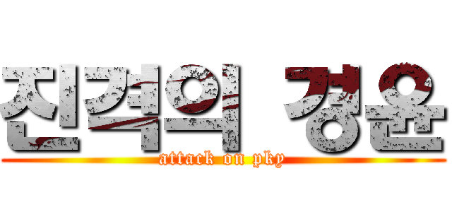 진격의 경윤 (attack on pky)