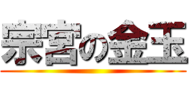宗宮の金玉 ()