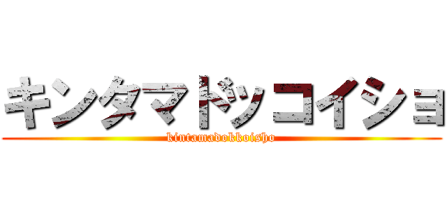 キンタマドッコイショ (kintamadokkoisho)