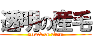 透明の産毛 (attack on titan)