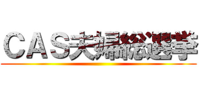 ＣＡＳ夫婦総選挙 ()