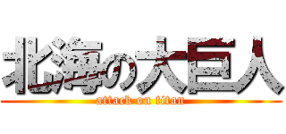 北海の大巨人 (attack on titan)