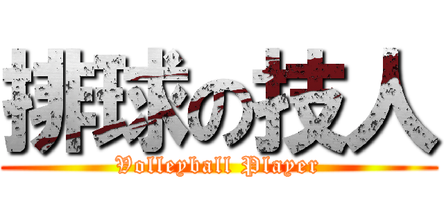 排球の技人 (Volleyball Player)