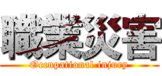 職業災害 (Occupational injury)