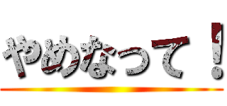 やめなって！ ()