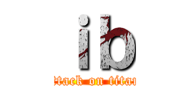 ｉｂ (attack on titan)