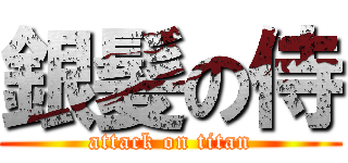 銀髪の侍 (attack on titan)