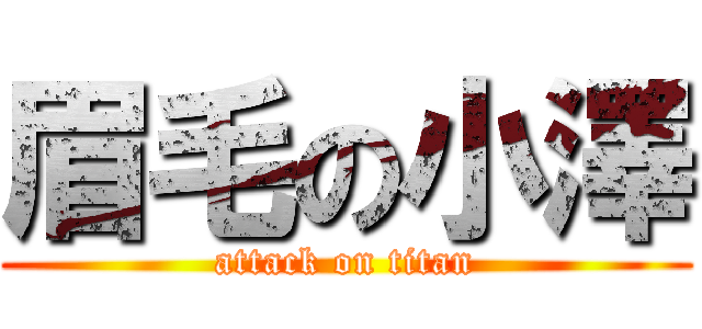 眉毛の小澤 (attack on titan)