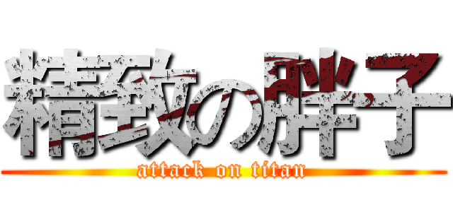 精致の胖子 (attack on titan)
