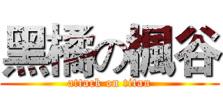 黑橘の楓谷 (attack on titan)