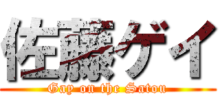 佐藤ゲイ (Gay on the Satou)