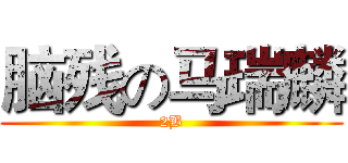 脑残の马瑞麟 (2B)