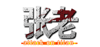 张老 (attack on titan)