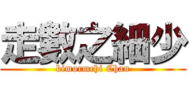 走數之細少 (kimormchi Chan)