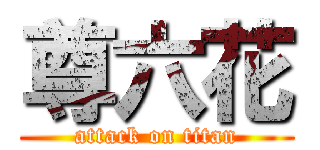 尊六花 (attack on titan)