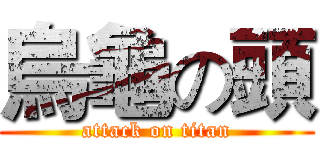 烏龜の頭 (attack on titan)