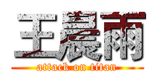 王晨雨 (attack on titan)