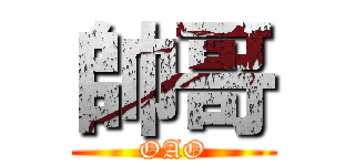 帥哥 (OAO)
