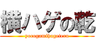 横ハゲの乾 (yocogamihageteru)