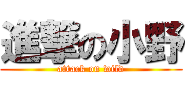 進撃の小野 (attack on wild)