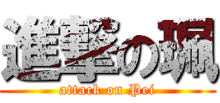 進撃の珮 (attack on Pei)