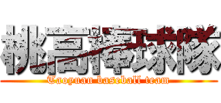 桃高棒球隊 (Taoyuan baseball team)