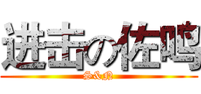 进击の佐鸣 (S&N)