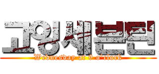 고잉세븐틴 (Wednesday at 9 o'clock)