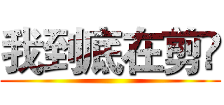 我到底在剪尛 ()