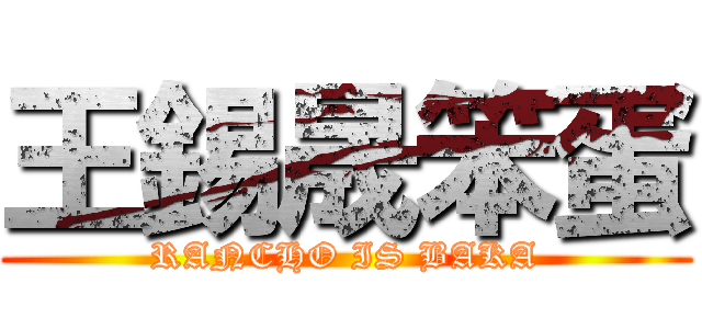 王錫晟笨蛋 (RANCHO IS BAKA)